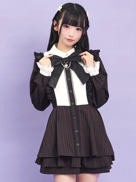 シークレットハニー 黒 ジャケット シークレットハニー ♡ アウター ブルゾン 黒 シーハニ - メルカリ